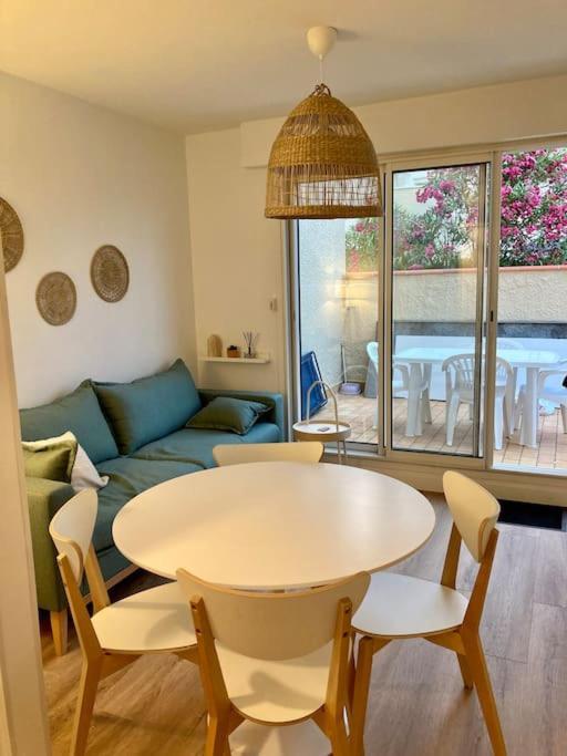 Le Grand Large 3 Pieces En Rez De Jardin, Avec Terrasse Et Acces Direct A La Plage A Pied Le Barcarès エクステリア 写真